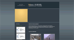 Desktop Screenshot of monoavill.hu